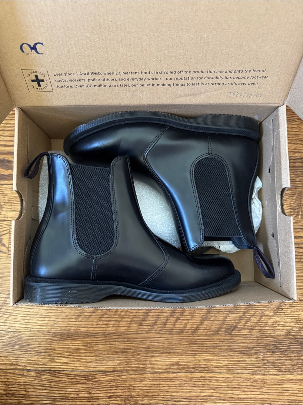 Dr. Martens Black Leather Chukka Chelsea Boots